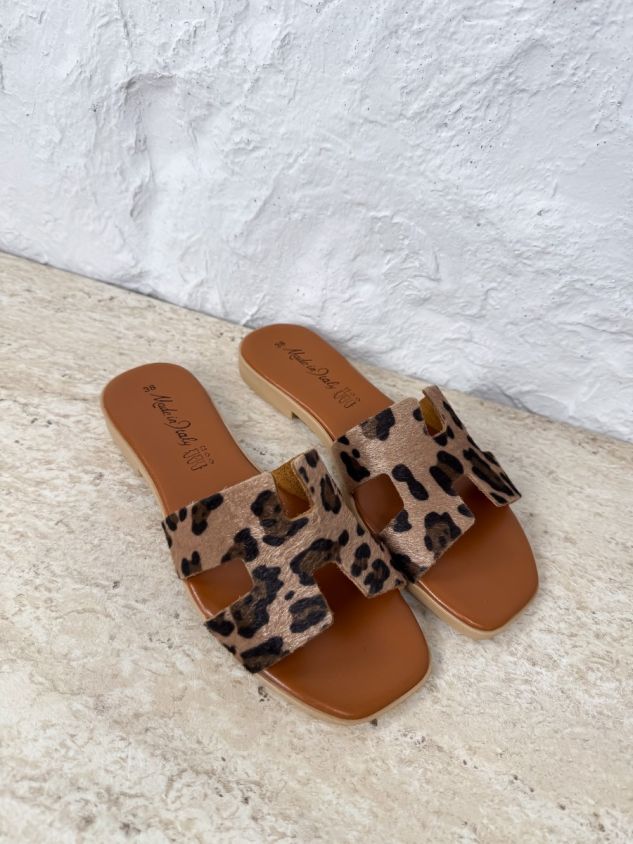 Sandale Minimal Cut – Leopard