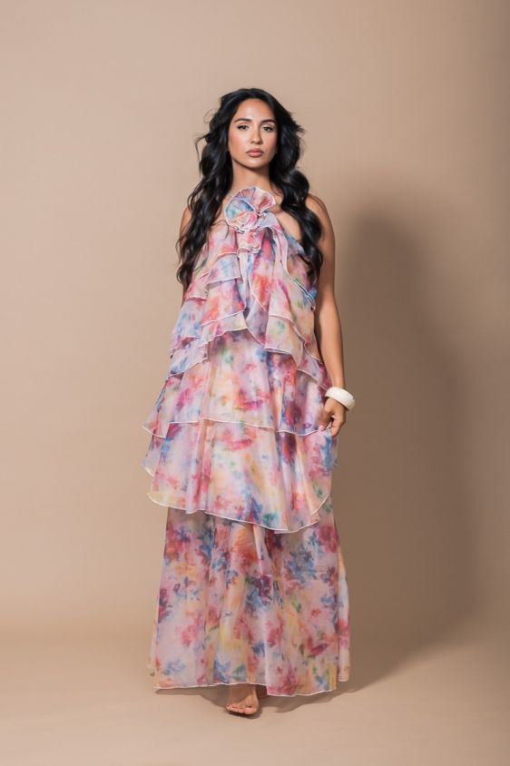 Haljina Aurelisse – Pastel Bloom